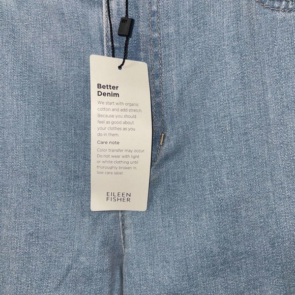 EILEEN FISHER Women's Ankle jean in LIGHT BLUE WASH sz 6 - NWT   msrp $ 178 - Picture 8 of 12